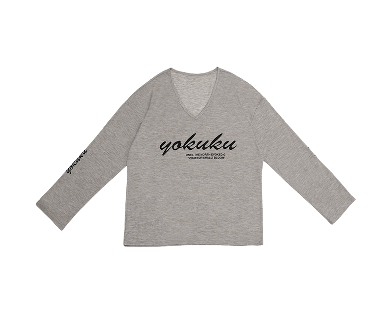 Vintage V - Neck Long Sleeve Graphic Tee - COPPING THREADS - Yokuku