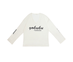 Vintage V - Neck Long Sleeve Graphic Tee - COPPING THREADS - Yokuku