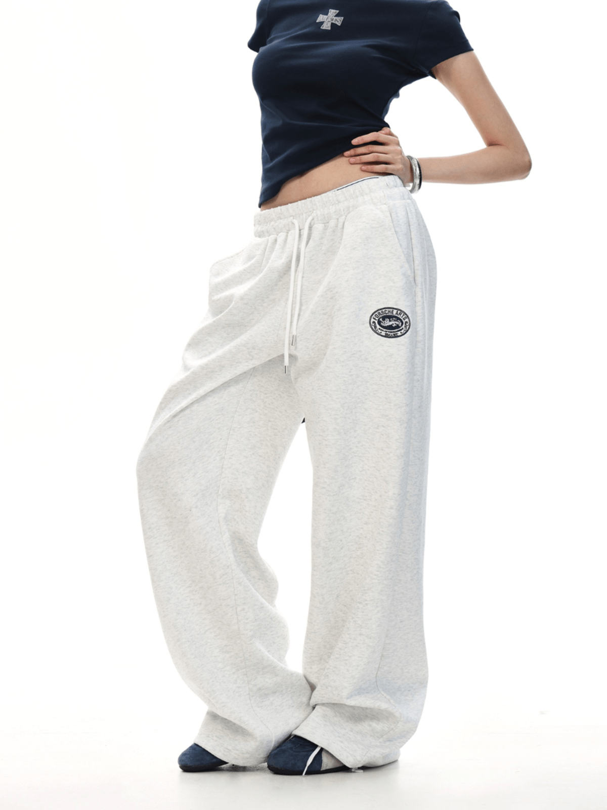 Vintage Varsity Wide - Leg Sweatpants - COPPING THREADS - 0123Start