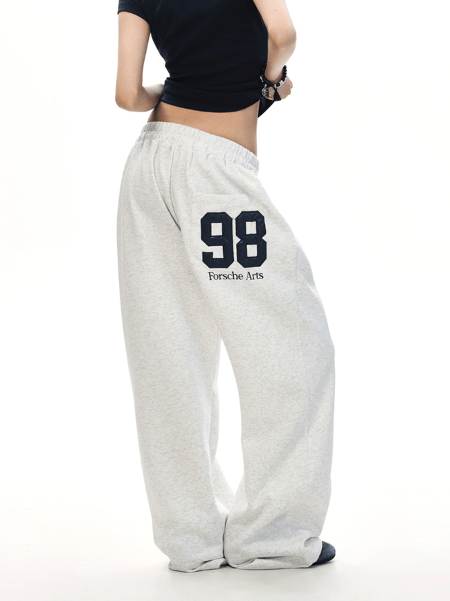 Vintage Varsity Wide - Leg Sweatpants - COPPING THREADS - 0123Start Hover Image
