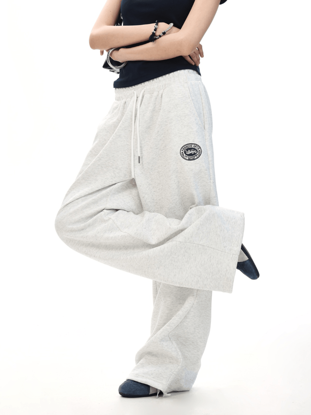 Vintage Varsity Wide - Leg Sweatpants - COPPING THREADS - 0123Start