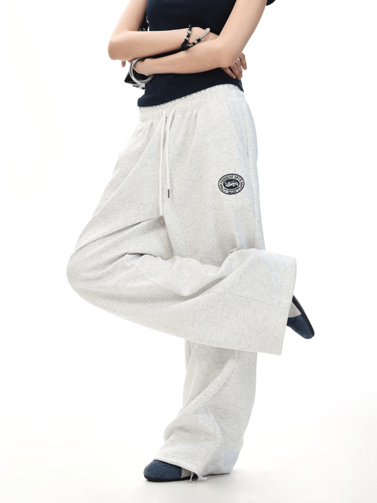 Vintage Varsity Wide - Leg Sweatpants - COPPING THREADS - 0123Start