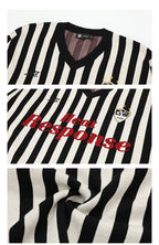 Vintage Vertical Stripe Knit Jersey Sweater - COPPING THREADS - CHICISLAND