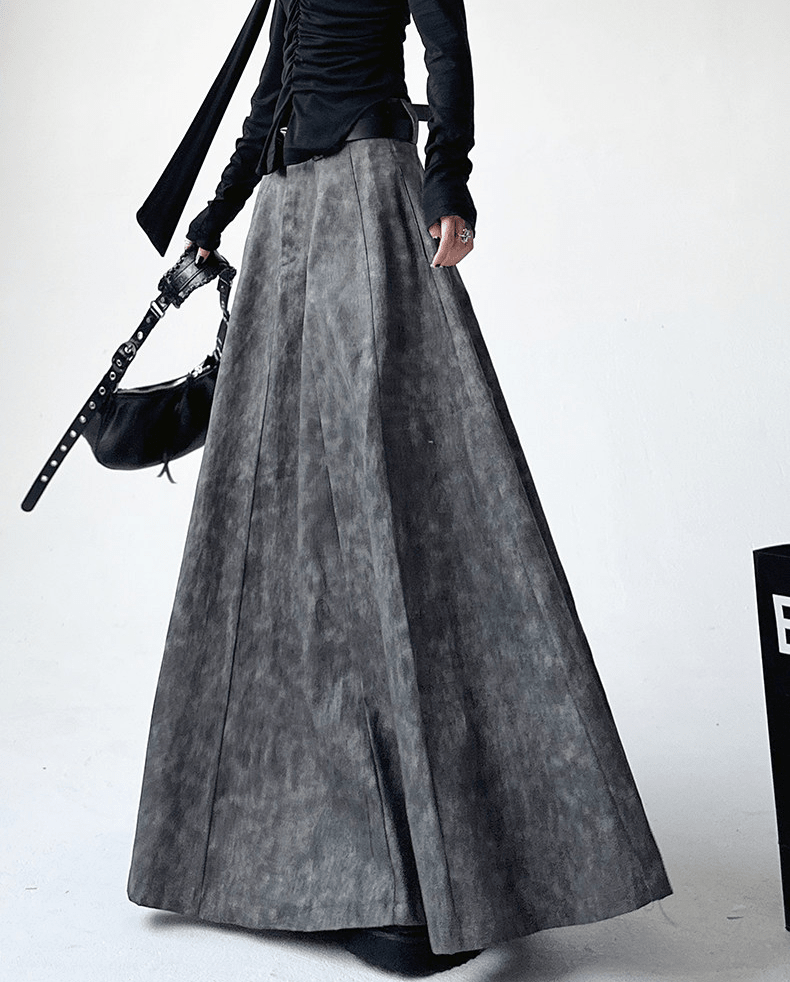 Vintage Wash A-Line Maxi Skirt - CT23625 - COPPING THREADS - CT Select