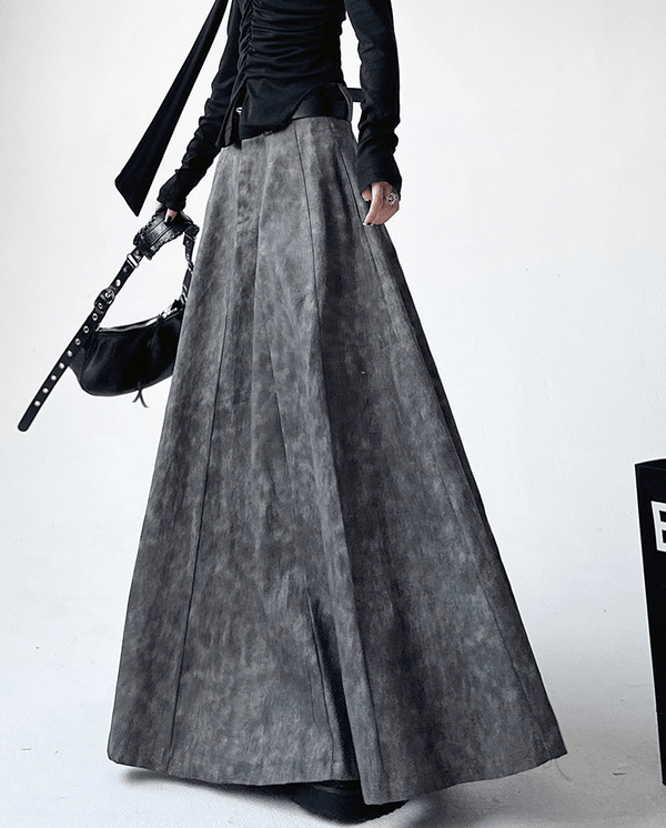 Vintage Wash A-Line Maxi Skirt - CT23625 - COPPING THREADS - CT Select
