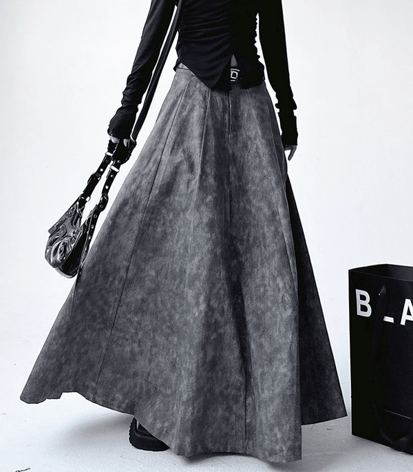 Vintage Wash A-Line Maxi Skirt - CT23625 - COPPING THREADS - CT Select