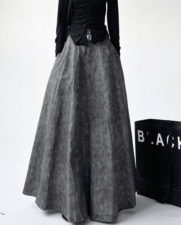 Vintage Wash A-Line Maxi Skirt - CT23625 - COPPING THREADS - CT Select