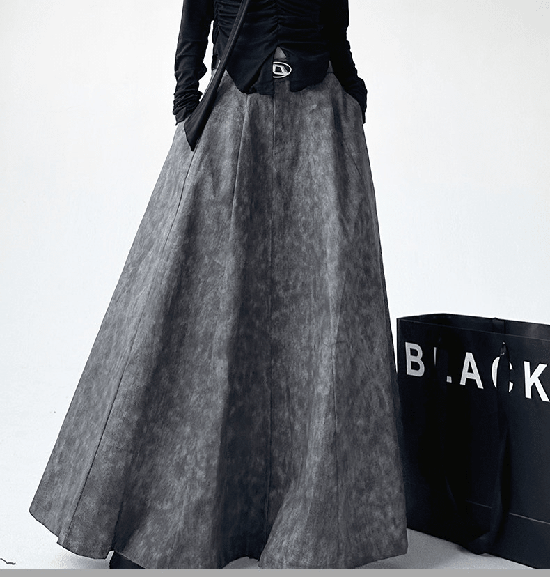 Vintage Wash A-Line Maxi Skirt - CT23625 - COPPING THREADS - CT Select