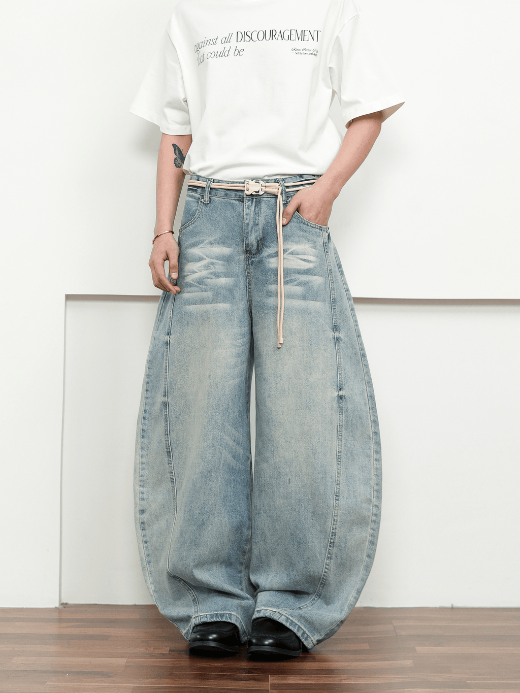 Vintage Wash Blade - Cut Wide - Leg Jeans - COPPING THREADS - CT Select