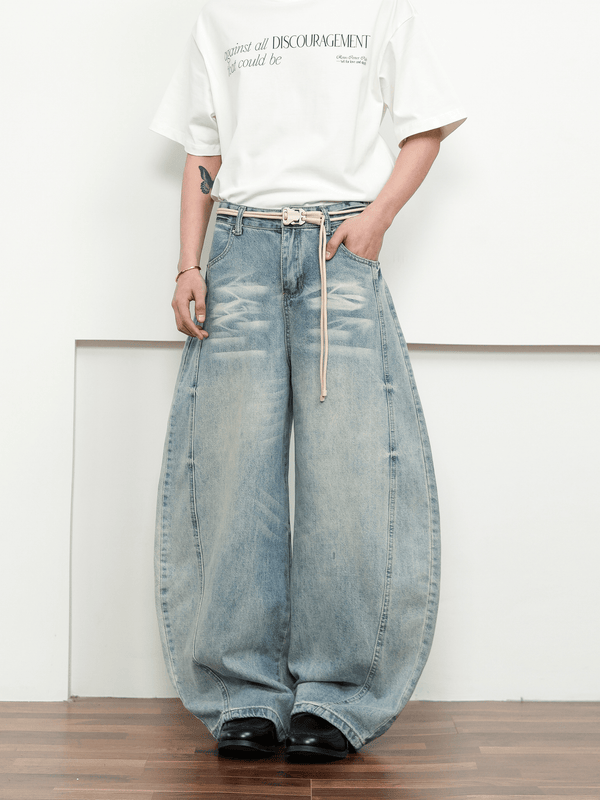 Vintage Wash Blade - Cut Wide - Leg Jeans - COPPING THREADS - CT Select