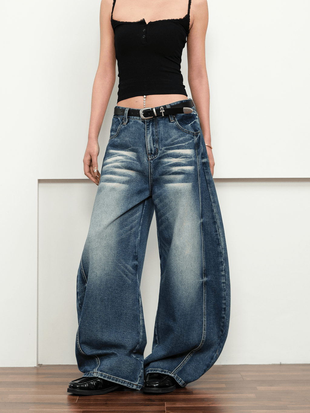 Vintage Wash Blade - Cut Wide - Leg Jeans - COPPING THREADS - CT Select