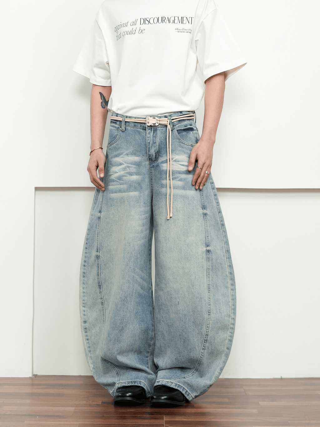 Vintage Wash Blade - Cut Wide - Leg Jeans - COPPING THREADS - CT Select