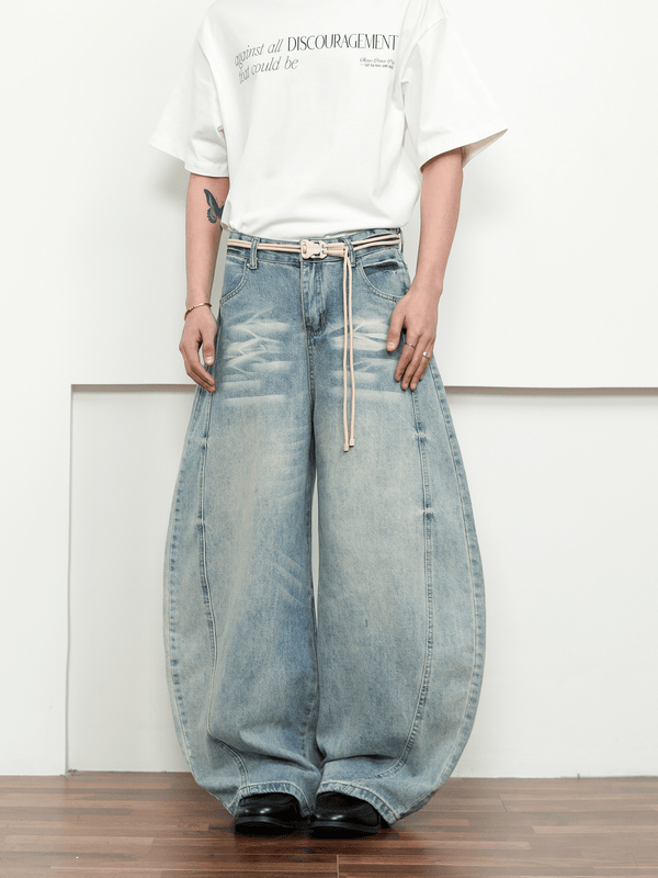 Vintage Wash Blade - Cut Wide - Leg Jeans - COPPING THREADS - CT Select