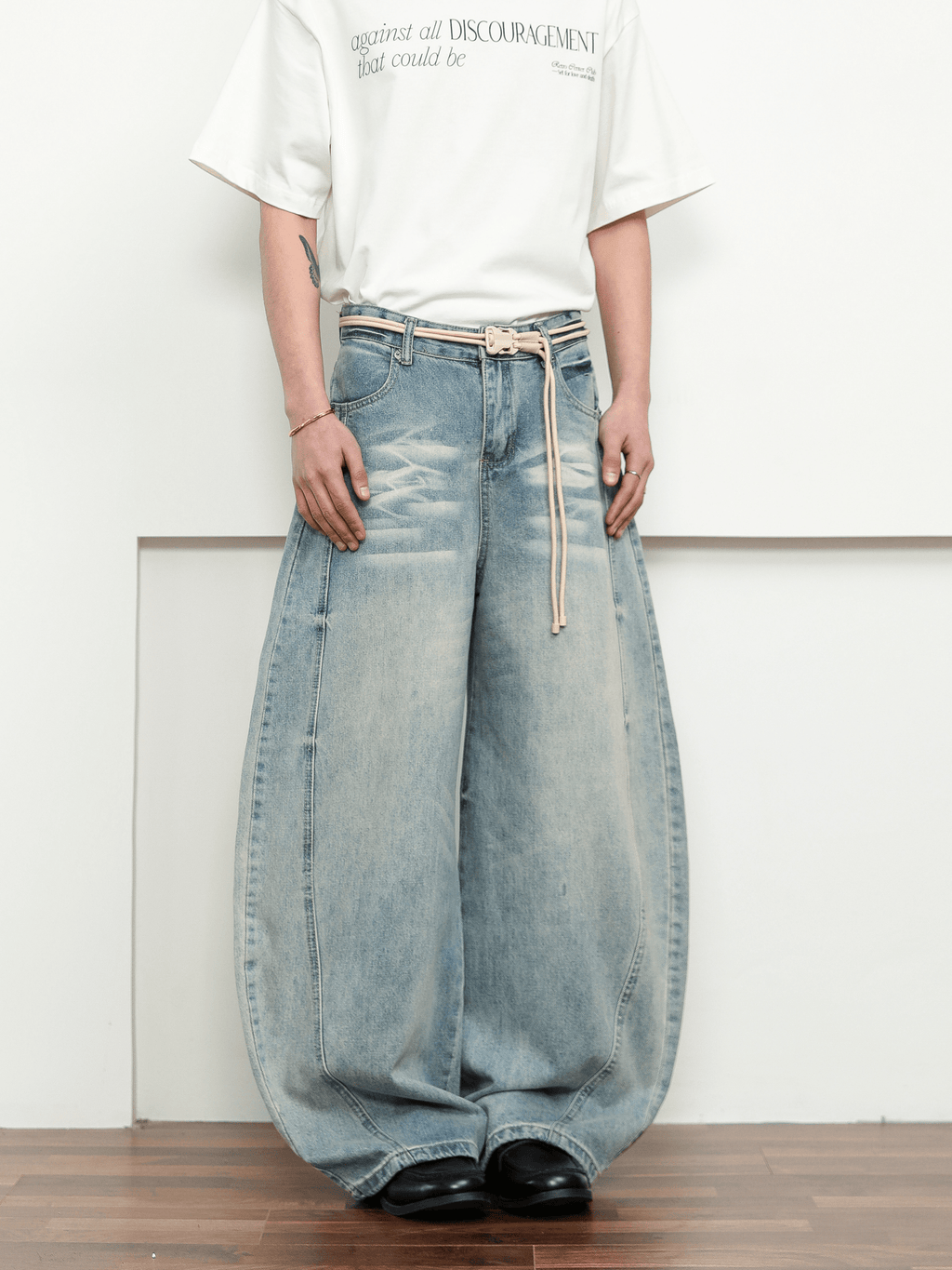 Vintage Wash Blade - Cut Wide - Leg Jeans - COPPING THREADS - CT Select