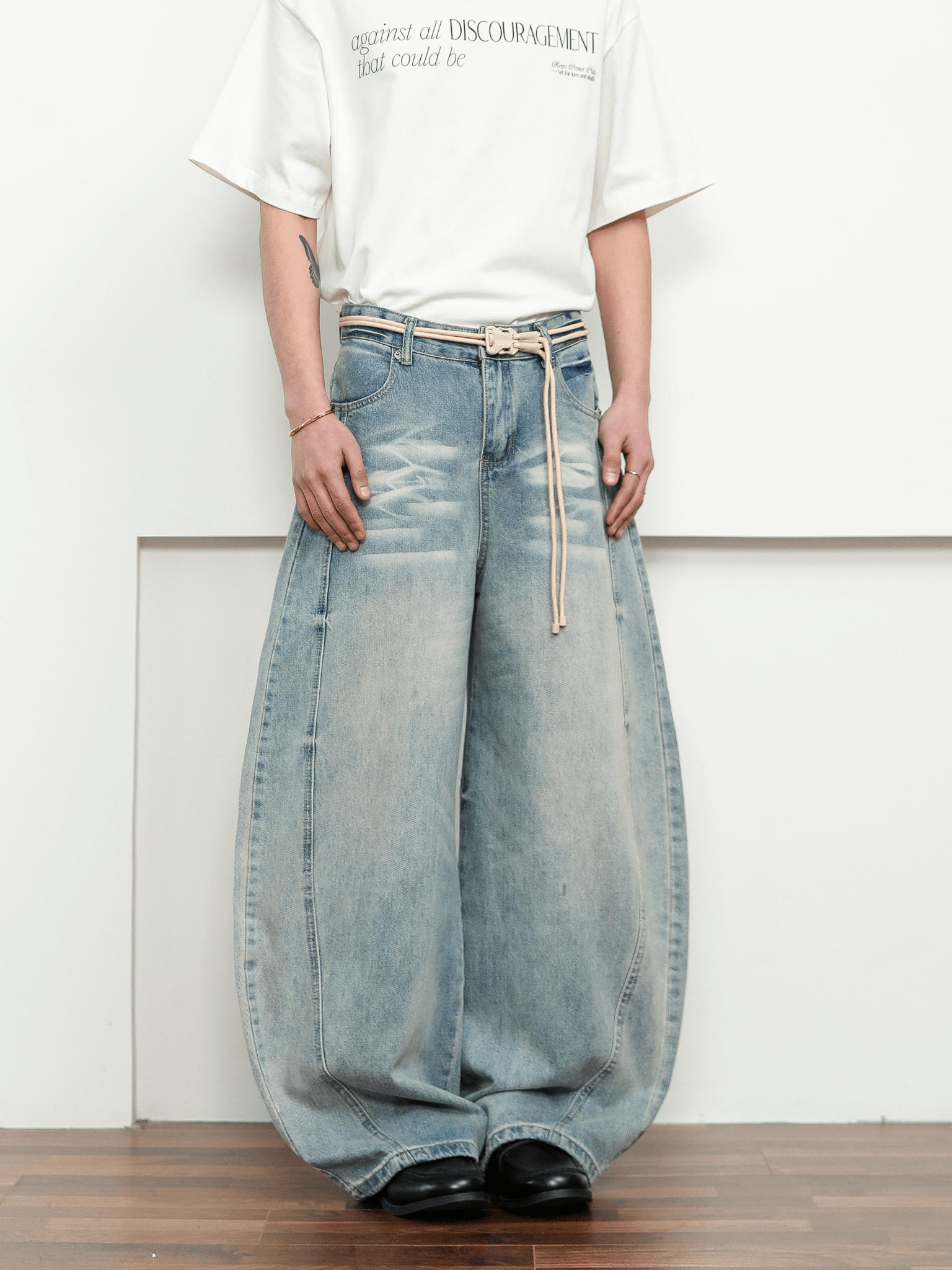 Vintage Wash Blade - Cut Wide - Leg Jeans - COPPING THREADS - CT Select