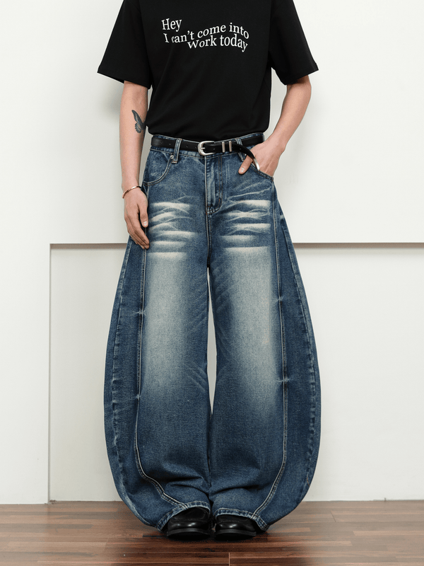 Vintage Wash Blade - Cut Wide - Leg Jeans - COPPING THREADS - CT Select