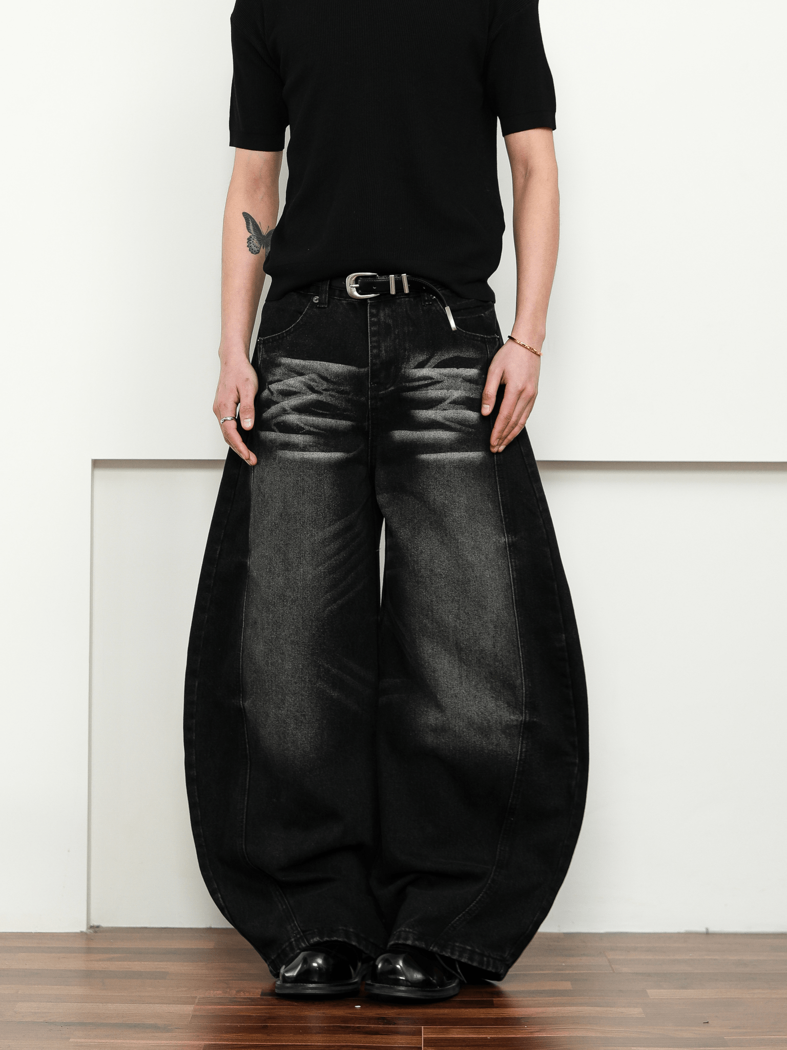 Vintage Wash Blade - Cut Wide - Leg Jeans - COPPING THREADS - CT Select