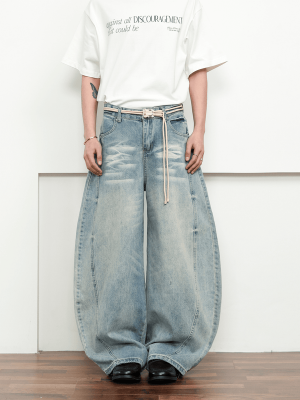 Vintage Wash Blade - Cut Wide - Leg Jeans - COPPING THREADS - CT Select