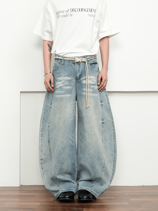 Vintage Wash Blade - Cut Wide - Leg Jeans - COPPING THREADS - CT Select Hover Image