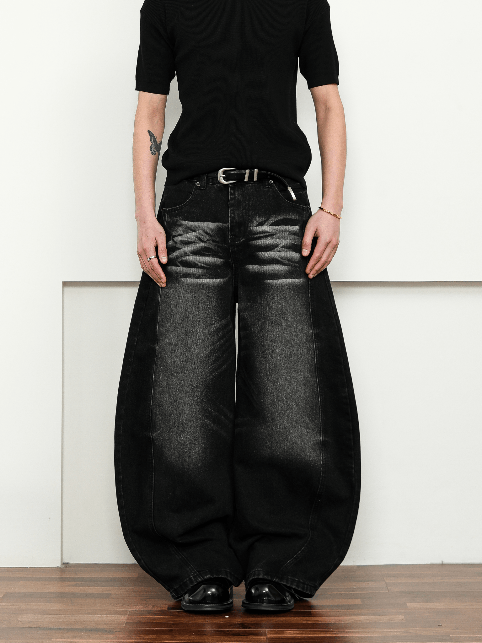 Vintage Wash Blade - Cut Wide - Leg Jeans - COPPING THREADS - CT Select