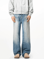 Vintage Wash Blue Wide - Leg Jeans - COPPING THREADS - CT Basics