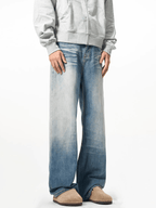 Vintage Wash Blue Wide - Leg Jeans - COPPING THREADS - CT Basics