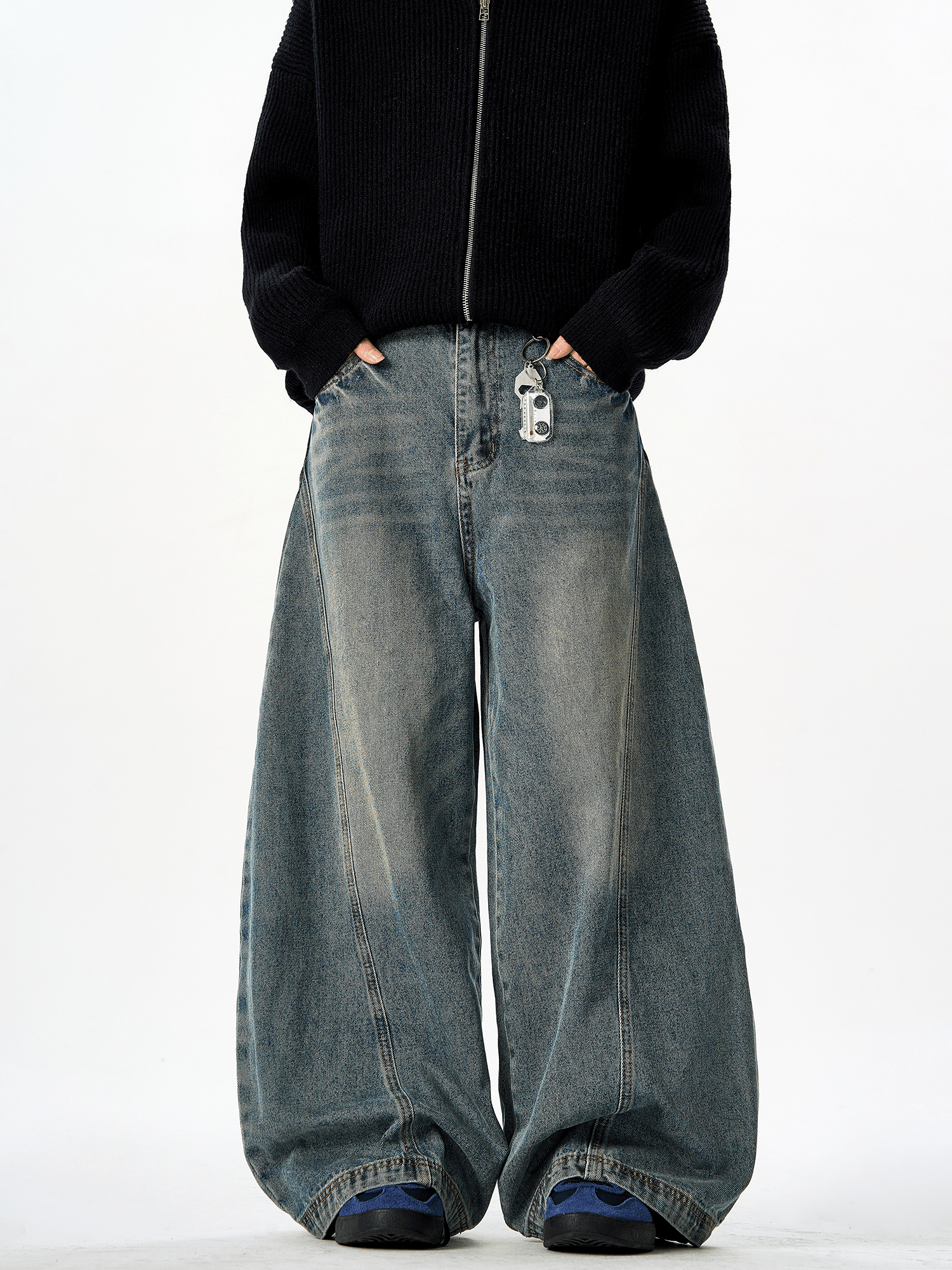 Vintage Wash Scythe - Cut Baggy Jeans - COPPING THREADS - CT Select