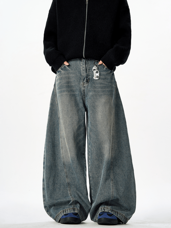 Vintage Wash Scythe - Cut Baggy Jeans - COPPING THREADS - CT Select