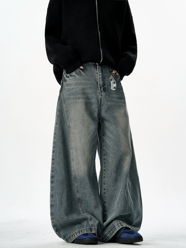 Vintage Wash Scythe - Cut Baggy Jeans - COPPING THREADS - CT Select