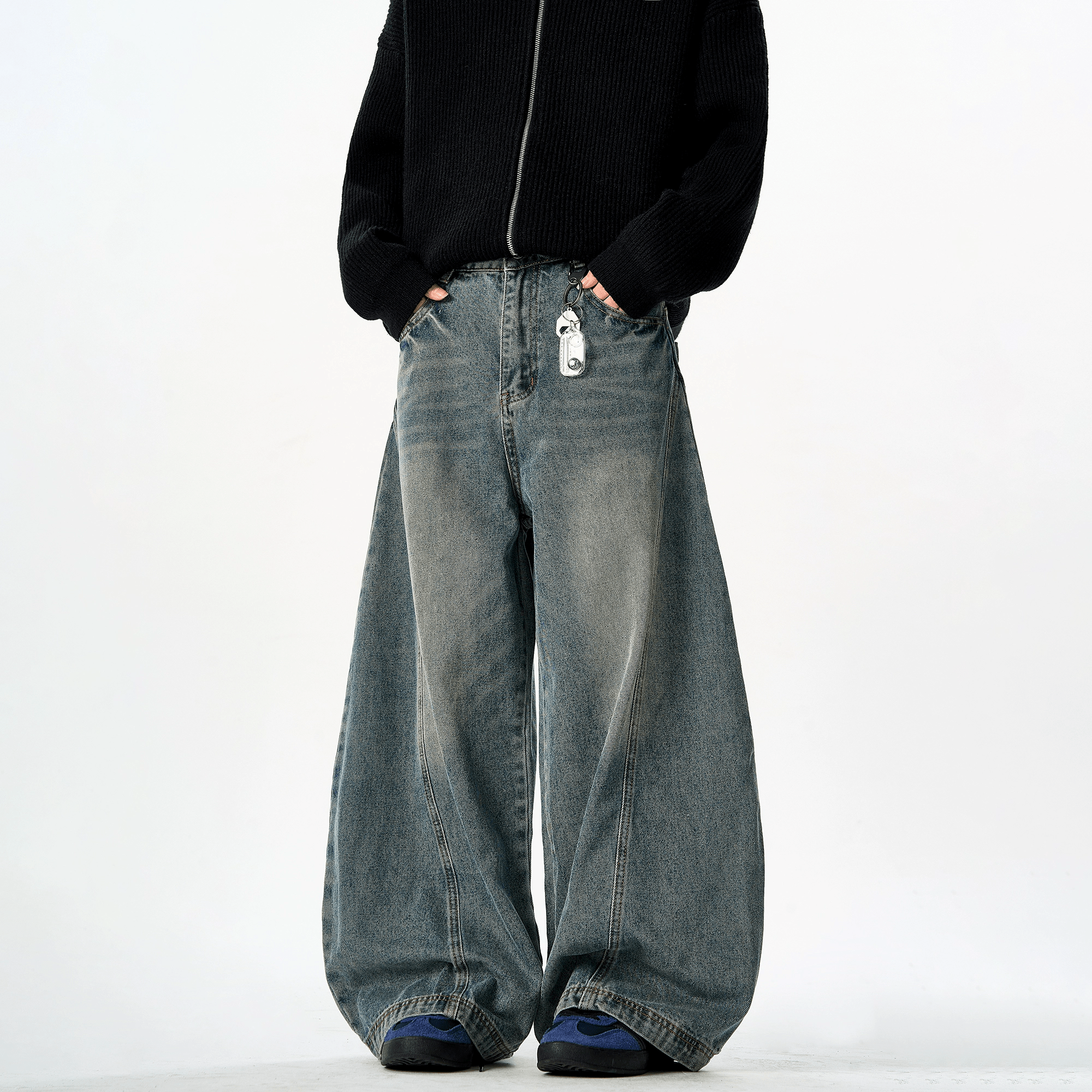 Vintage Wash Scythe - Cut Baggy Jeans - COPPING THREADS - CT Select