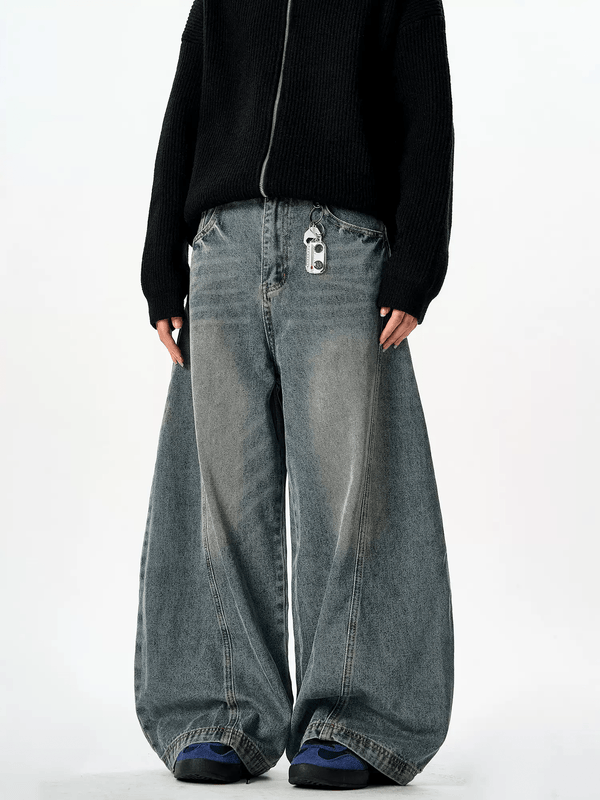 Vintage Wash Scythe - Cut Baggy Jeans - COPPING THREADS - CT Select