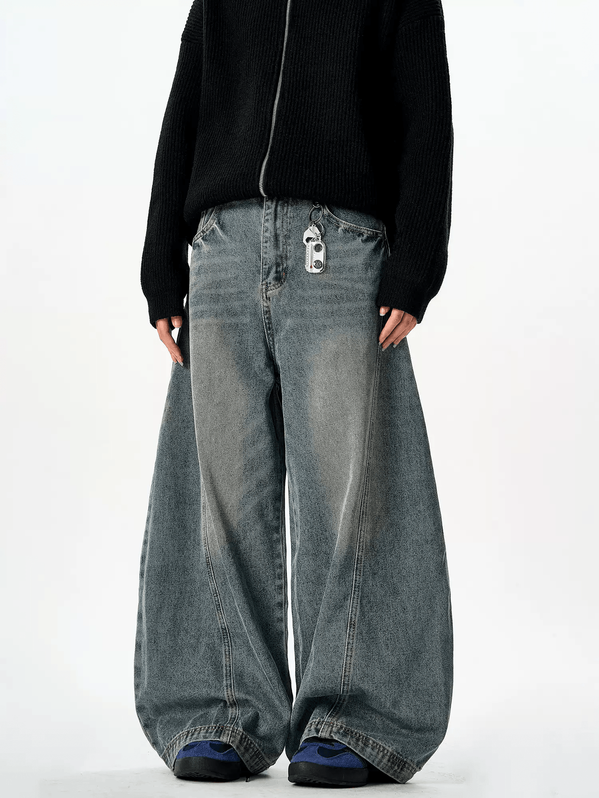 Vintage Wash Scythe - Cut Baggy Jeans - COPPING THREADS - CT Select