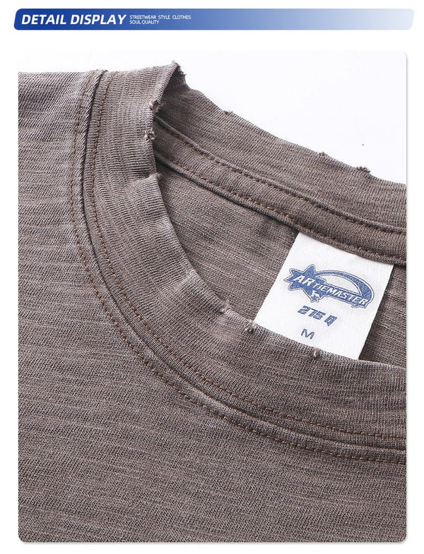 Vintage Wash Wax - Dyed Slub Cotton Tee - COPPING THREADS - CT Basics