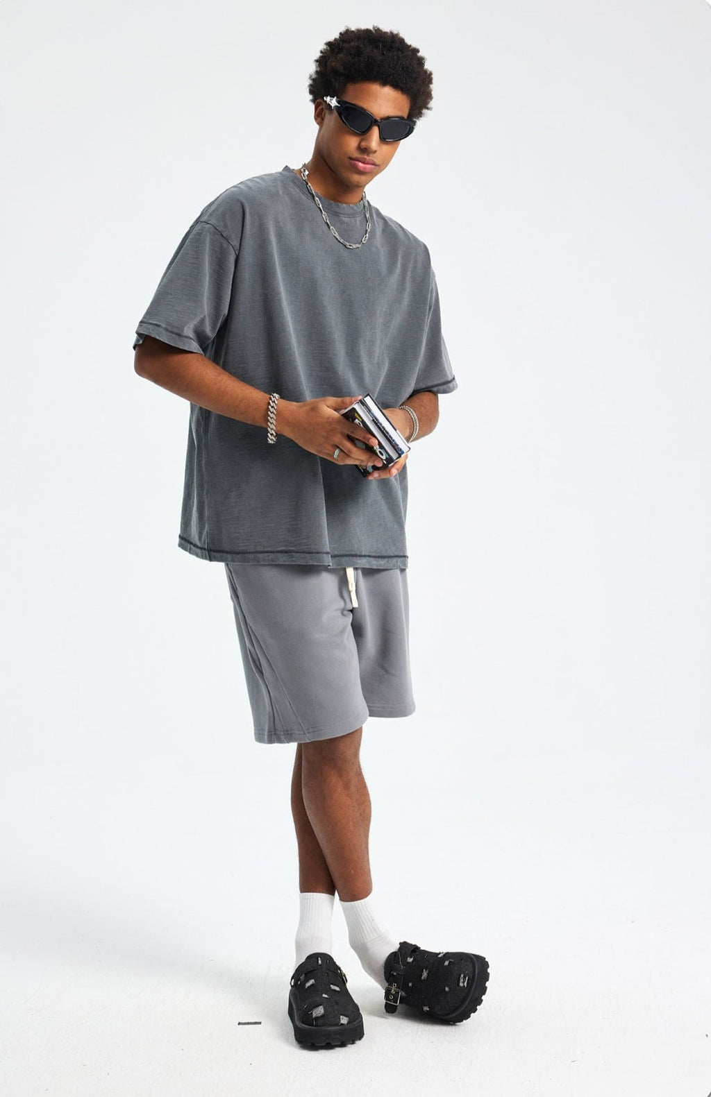 Vintage Wash Wax - Dyed Slub Cotton Tee - COPPING THREADS - CT Basics