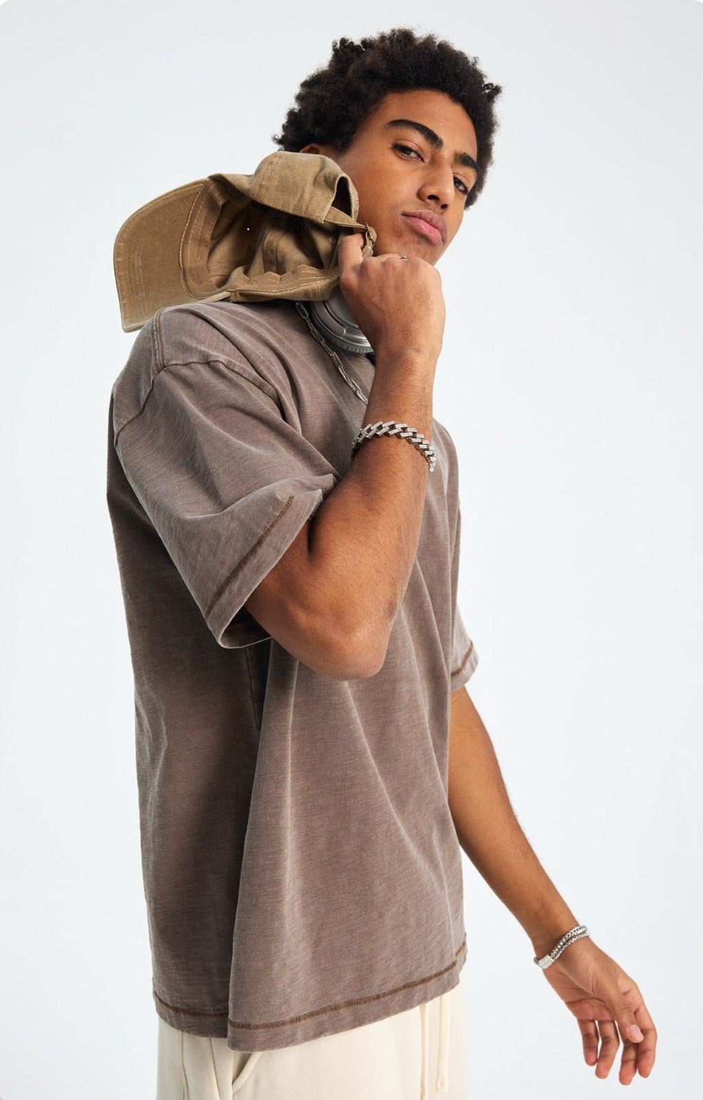 Vintage Wash Wax - Dyed Slub Cotton Tee - COPPING THREADS - CT Basics