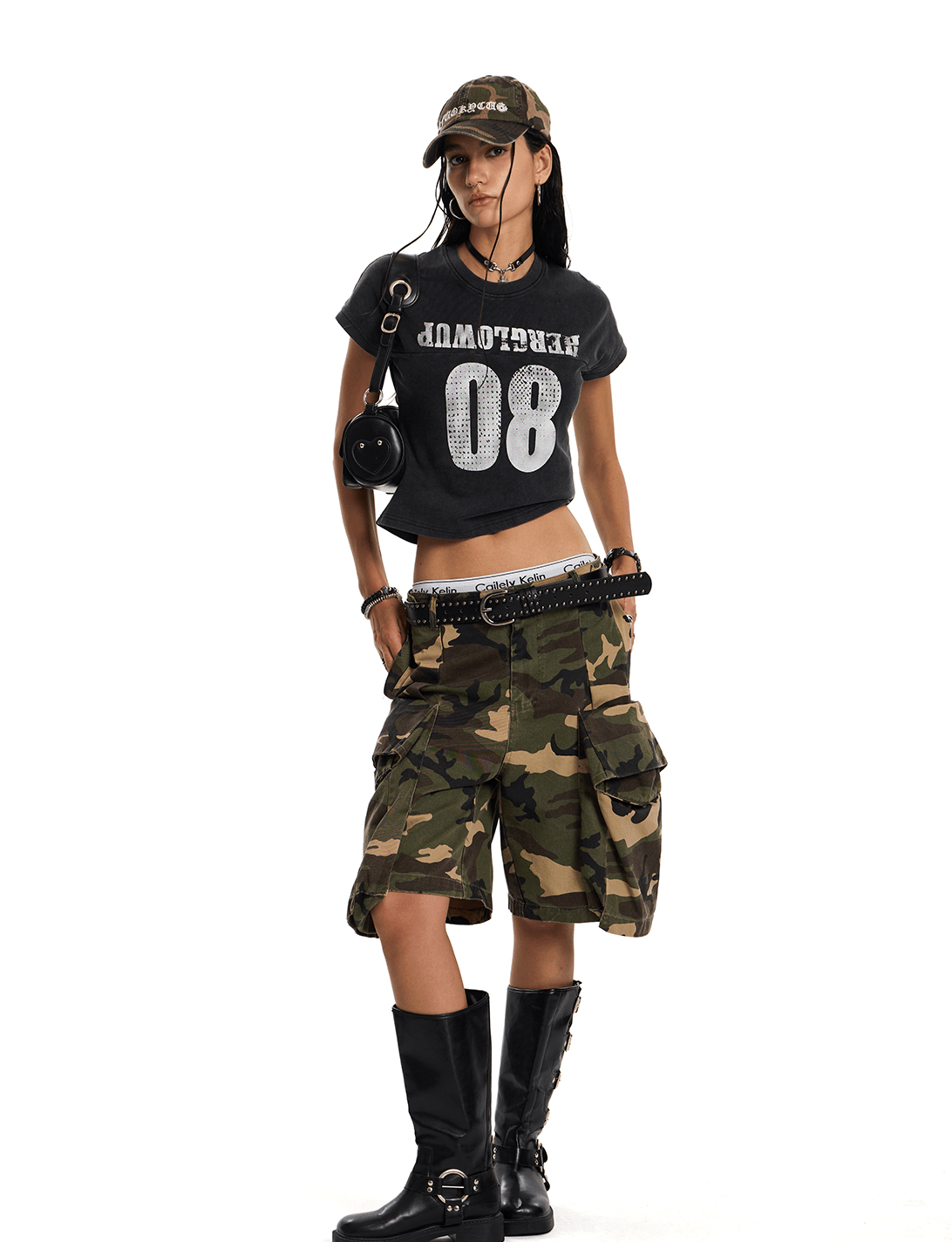 Vintage Washed 08 Cropped Tee - COPPING THREADS - 0123Start