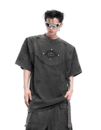 Vintage Washed Distressed Crinkle Tee - COPPING THREADS - ArguE CulturE