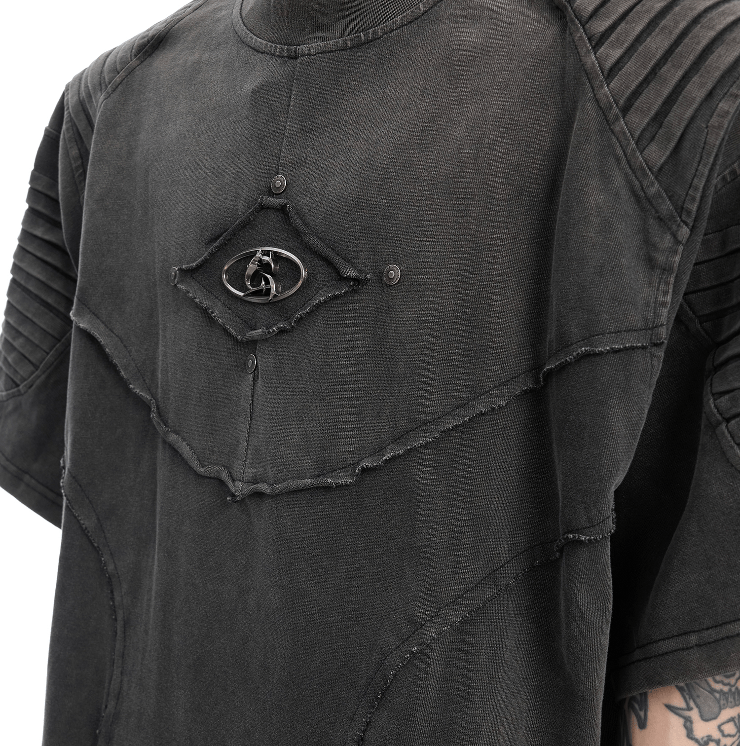 Vintage Washed Distressed Crinkle Tee - COPPING THREADS - ArguE CulturE