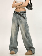 Vintage Washed Distressed Denim - COPPING THREADS - CT Select