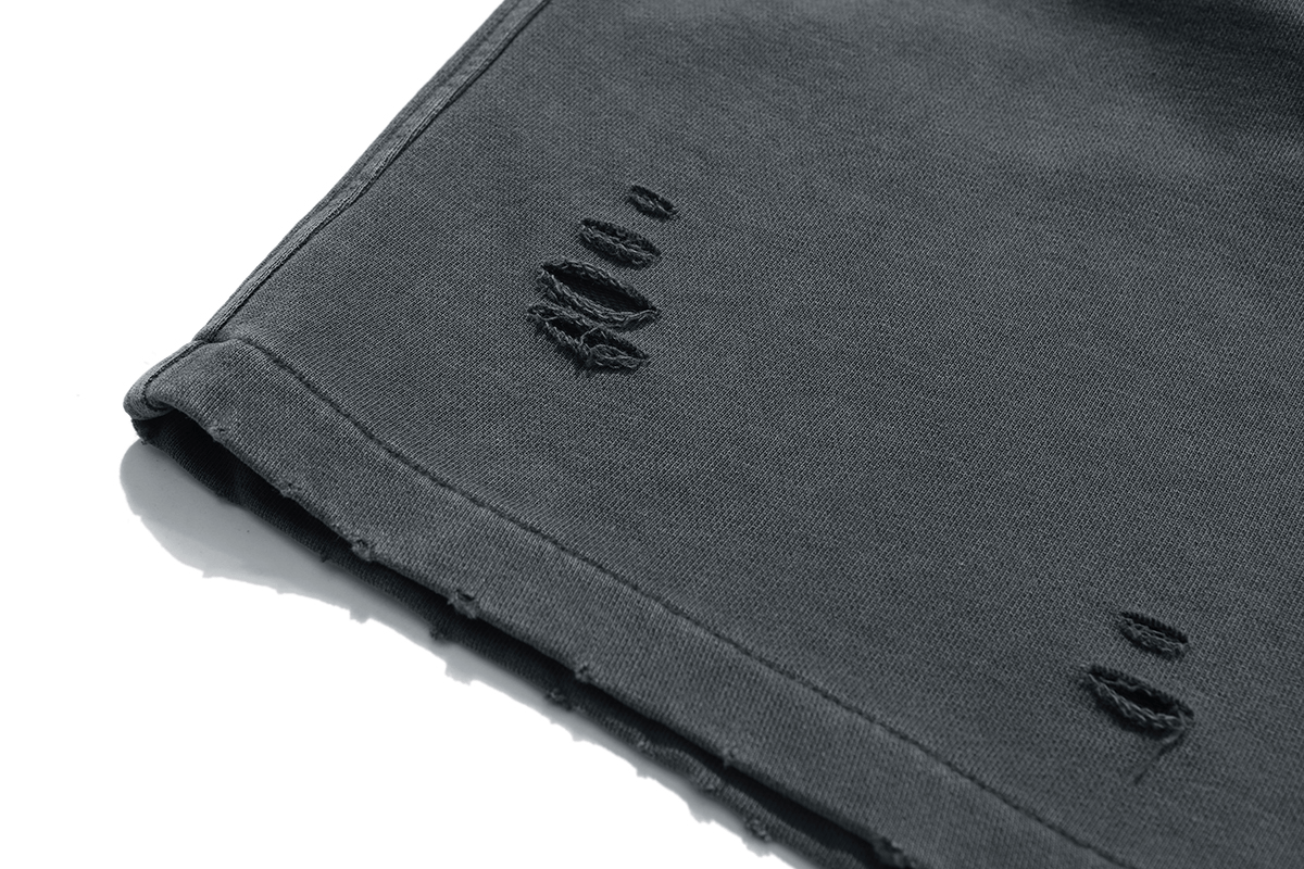 Vintage Washed Distressed Shorts - COPPING THREADS - CT Basics