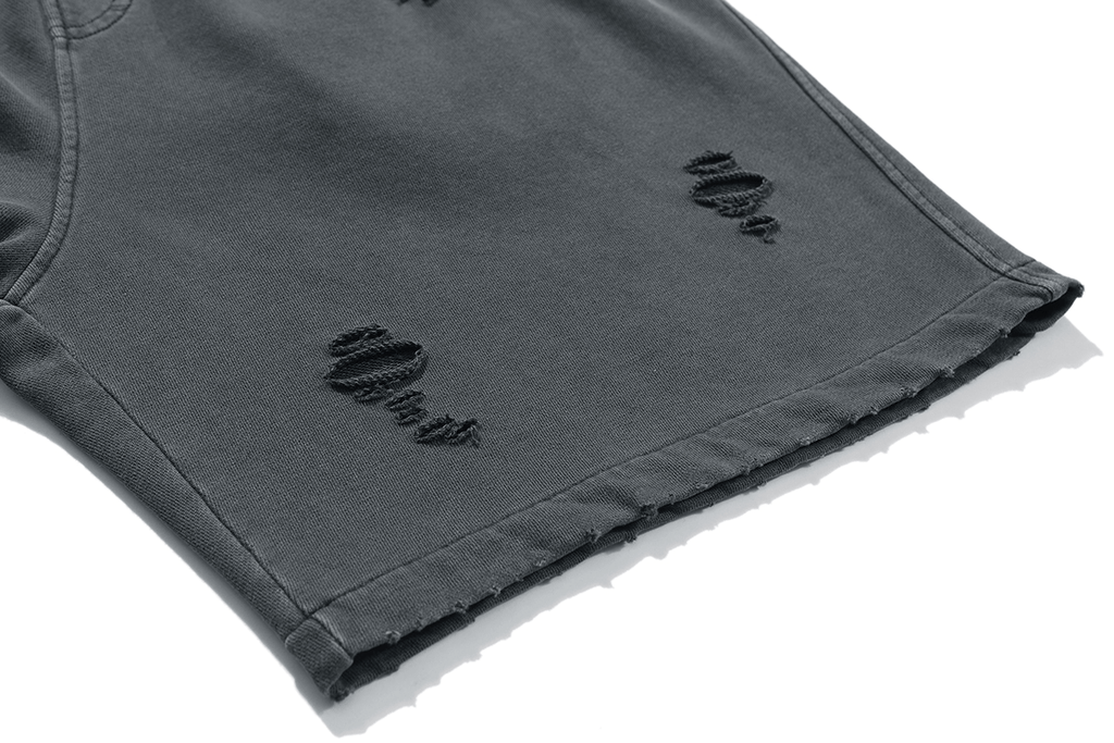 Vintage Washed Distressed Shorts - COPPING THREADS - CT Basics