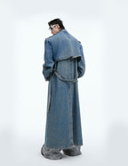 Vintage Washed Double - Breasted Denim Coat - COPPING THREADS - ArguE CulturE