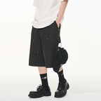 Vintage Washed Double Knee Carabiner Hiking Shorts - COPPING THREADS - Harsh and Cruel