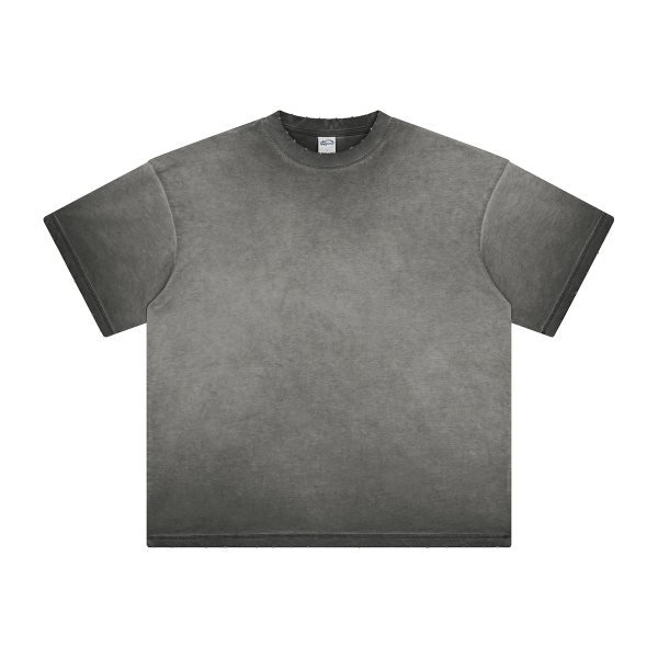 Vintage Washed Gradient Distressed Tee - COPPING THREADS - CT Basics Hover Image