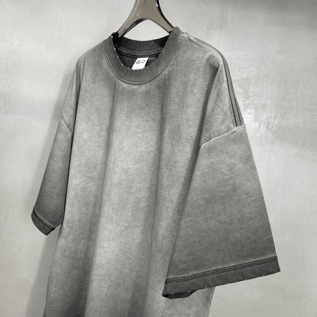 Vintage Washed Gradient Distressed Tee - COPPING THREADS - CT Basics