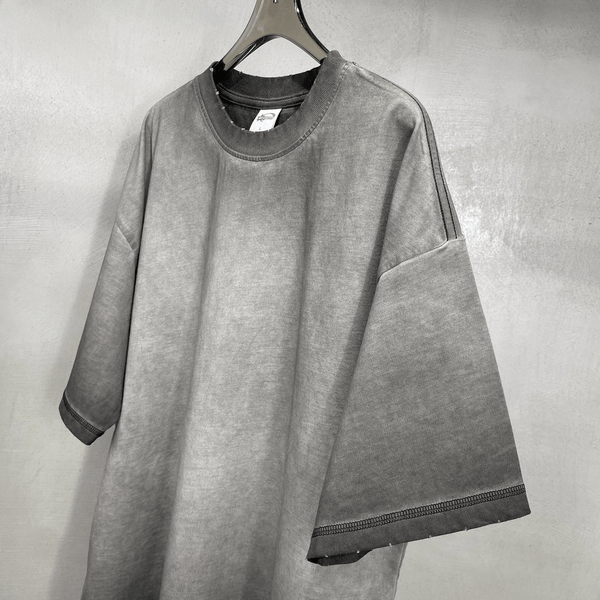 Vintage Washed Gradient Distressed Tee - COPPING THREADS - CT Basics