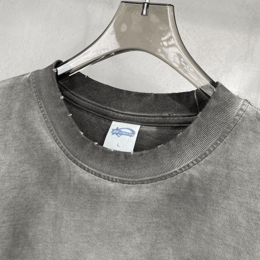 Vintage Washed Gradient Distressed Tee - COPPING THREADS - CT Basics