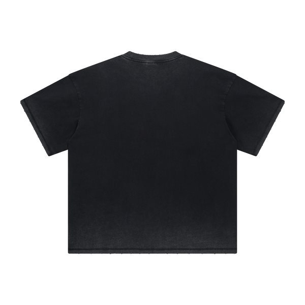 Vintage Washed Gradient Distressed Tee - COPPING THREADS - CT Basics