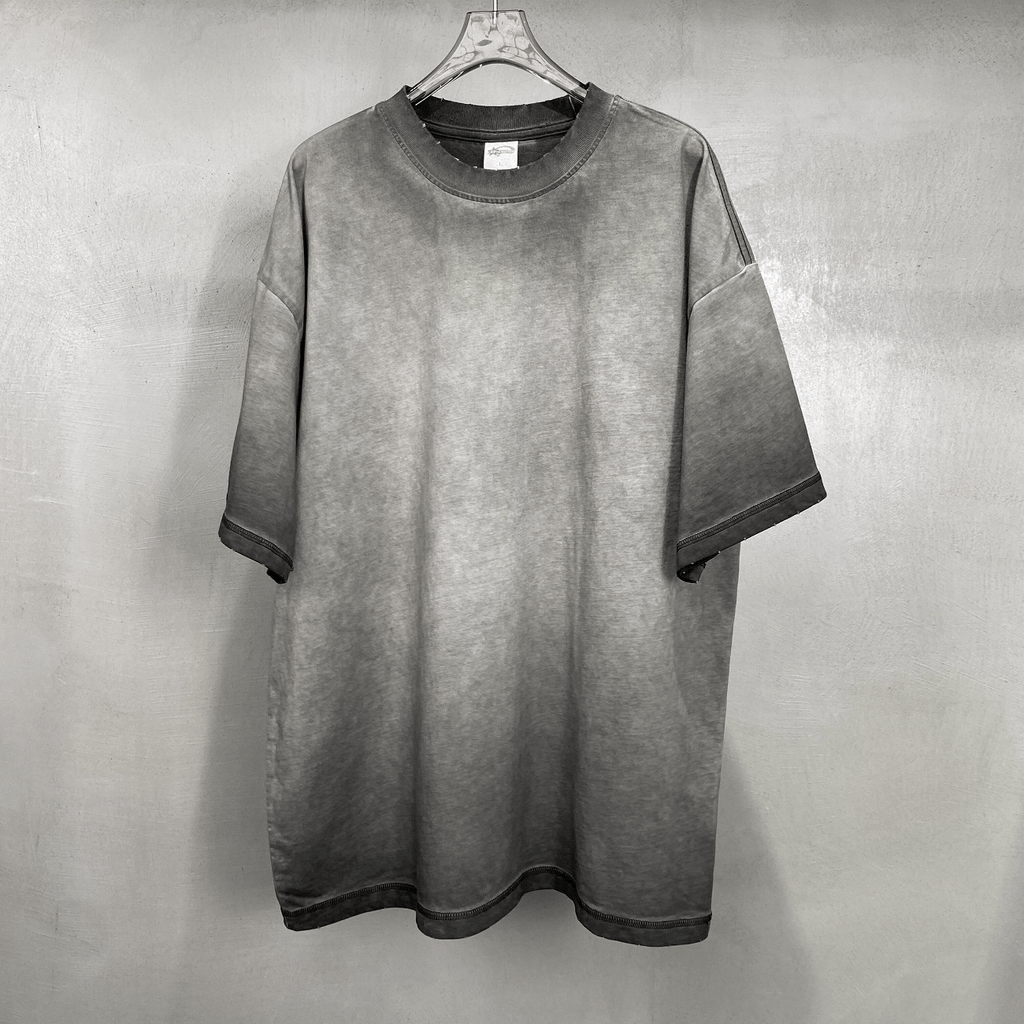 Vintage Washed Gradient Distressed Tee - COPPING THREADS - CT Basics