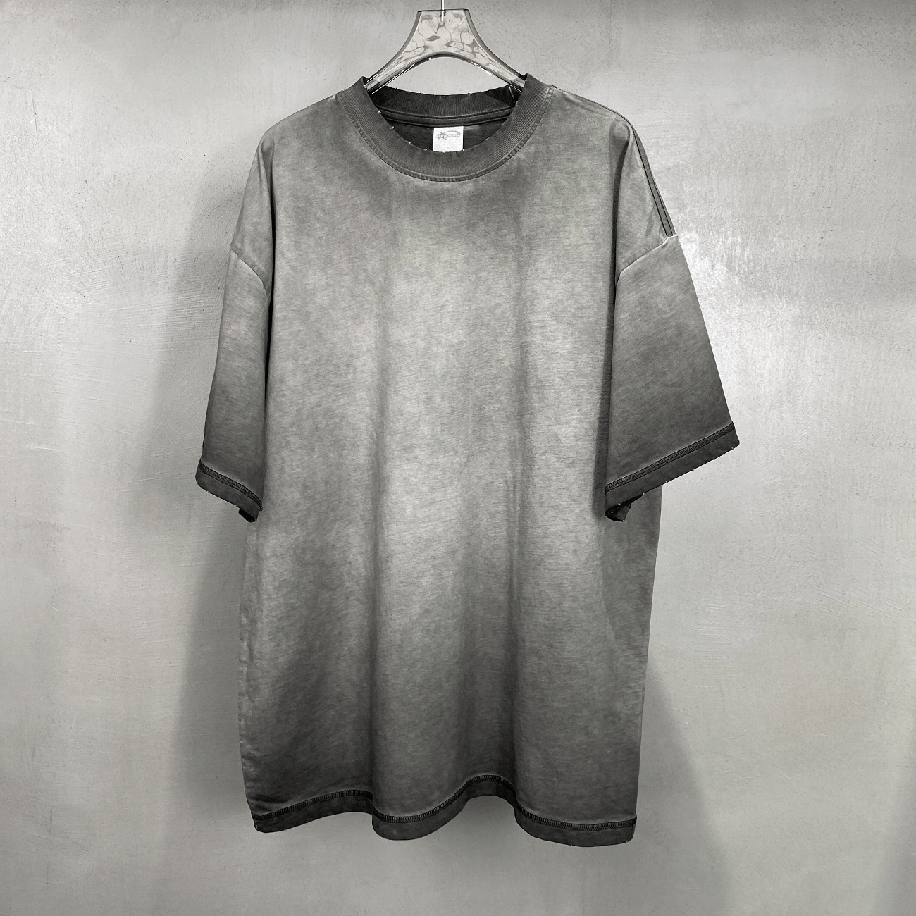 Vintage Washed Gradient Distressed Tee - COPPING THREADS - CT Basics